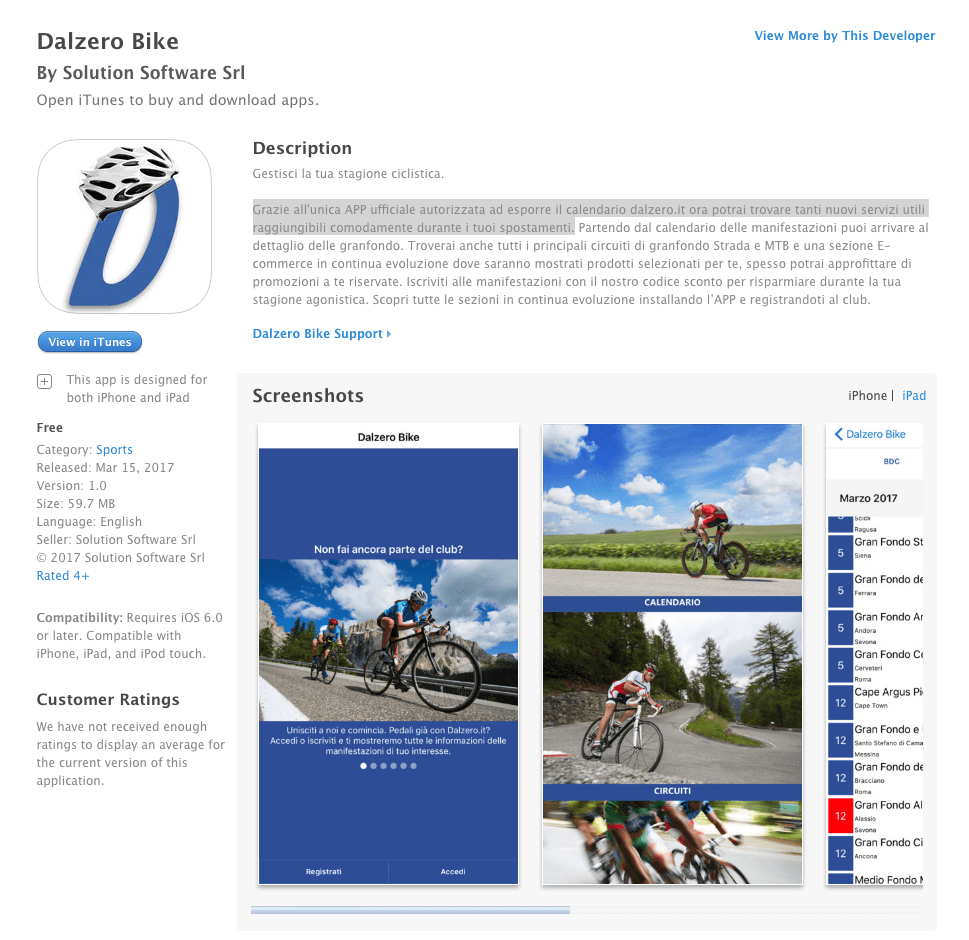 Apple Store - Dalzero Bike