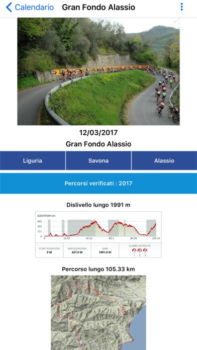 APP Dalzero Bike - Calendario gran fondo sempre a portata di mano - dalzero.it