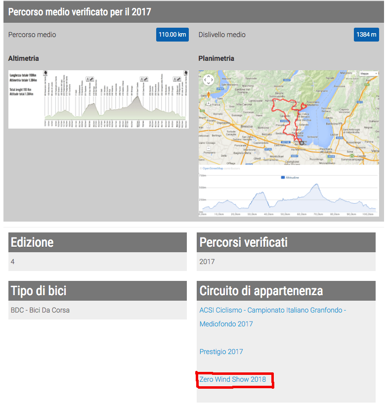 Selezione Circuiti Web Dalzero